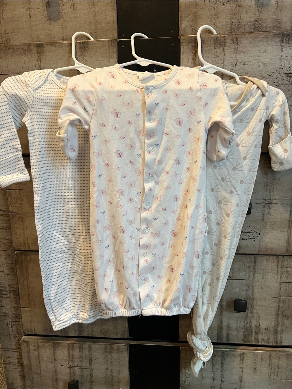 3 bundle, newborn snuggle sleeper collection.
